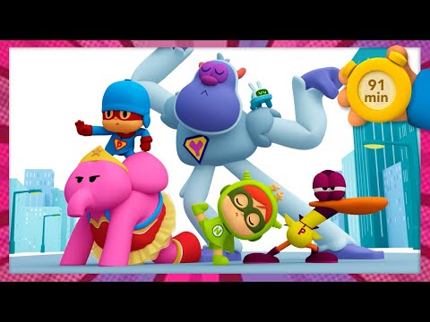 🦸&zwj;♂️ POCOYO AND NINA - The Abominable Snowman [91 min] ANIMATED CARTOON for Children | FULL episodes