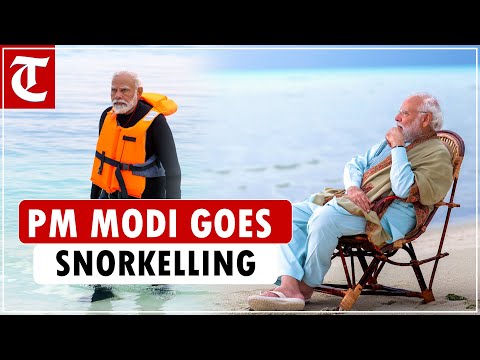 PM Modi shows his adventurous side, goes snorkelling in Lakshadweep