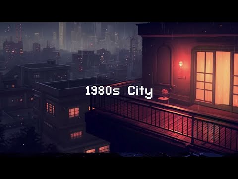 Raining In 1980s City 💧 Lofi Hip Hop Mix [ Chill Lofi Beats &amp; Rain Sounds ]