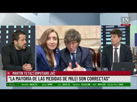 Mart&iacute;n Tetaz: &quot;La mayor&iacute;a de las medidas de Javier Milei son correctas&quot;