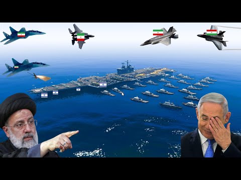 Israeli Navy Aircraft Carrier Badly Destroyed by Palestinian Fighter Jets in Jerusalem Sea-GTA5