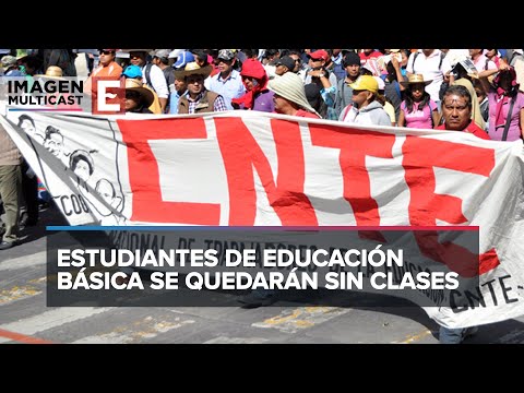 Maestros de la CNTE alistan megamarcha en la CDMX para exigir aumento salarial