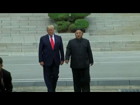 Trump steps into North Korea in historic first | AFP