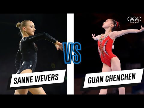 Sanne Wevers 🆚 Guan Chenchen - Balance beam | Head-to-head