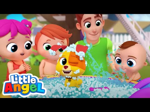 Bingo Takes a Bath | Little Angel | Life at Sea | Kids Ocean Learning | Toddler Show