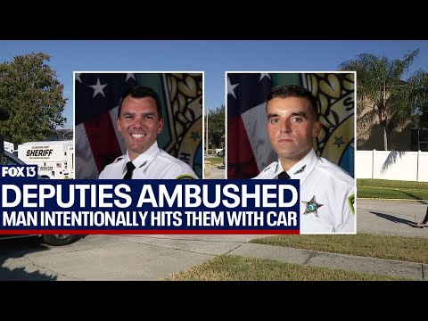 Florida deputies 'intentionally' hit by driver