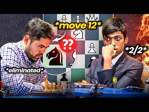 Praggnanandhaa ELIMINATES Hikaru Nakamura From 2023 FIDE World Cup