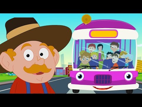 Die R&auml;der vom Bus Kinderlieder deutsch Das Bus lied  Toddlers Rhymes The Wheels On The Bus