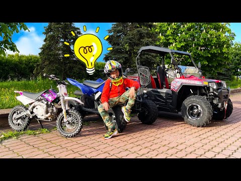 Den's shopping story on his quad bike