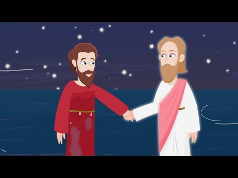 Jesus Walks on Water || Miracles of Jesus || Bible Stories || 4K HD