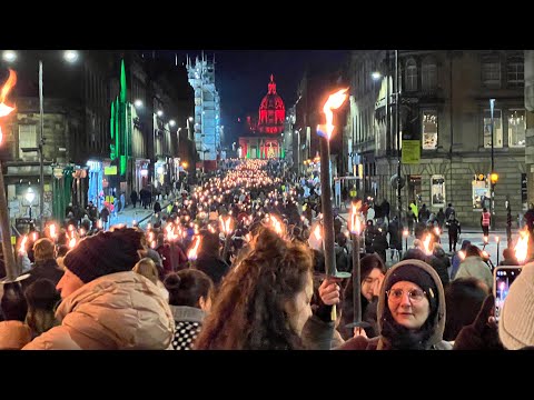 Edinburgh&rsquo;s Hogmanay Celebrations starts with Torchlight Procession Raising 50K for Charity