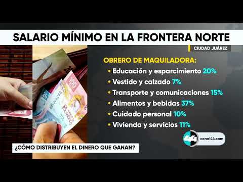 Salario mínimo en la frontera norte