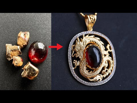 how to make a dragon pendant - handmade dragon pendant