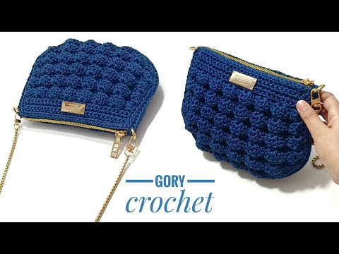 Crochet bag, distinctive and elegant design