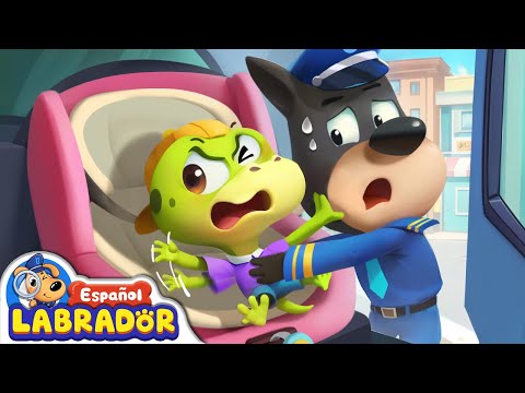 🔍Sheriff Labrador - Siempre Si&eacute;ntate en Tu Asiento de Auto🚗 | Videos para Ni&ntilde;os | BabyBus en Espa&ntilde;ol