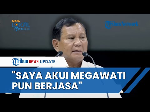 Blak-blakan! Prabowo Puji Megawati Setinggi Langit: Saya Akui Megawati Berjasa Banyak