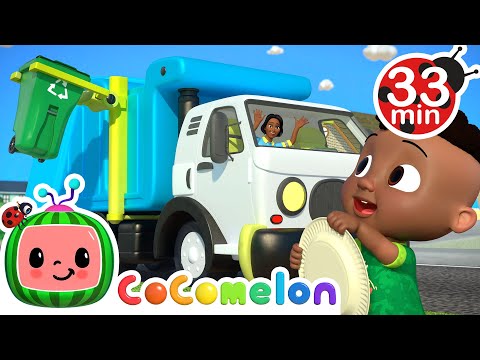 Wheels on the Recycling Truck + More CoComelon Nursery Rhymes &amp; Kids Songs