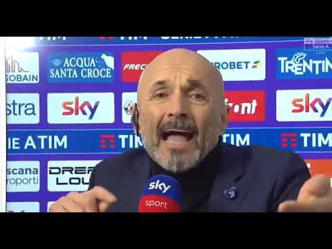 Fiorentina Inter Lite furiosa Spalletti e Caressa sul rigore