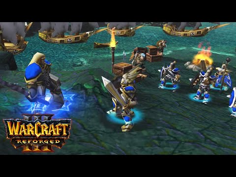 Arthas Lands in Northrend - Warcraft 3 Reforged Story Cutscene #30 [Classic Graphics]