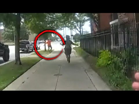 Good Samaritan Tackles Suspect Fleeing From Cops