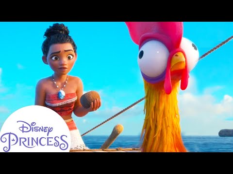 Moana &amp; HeiHei's Ocean Adventure | Kids Cartoon | Disney Princess