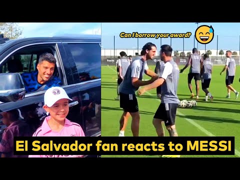 Suarez and Inter Miami players congratulate Messi on his FIFA The Best 2023