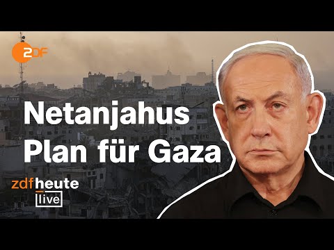 Zukunft der Pal&auml;stinenser in Gaza: Welchen Einfluss haben Israels Partner noch? | ZDFheute live