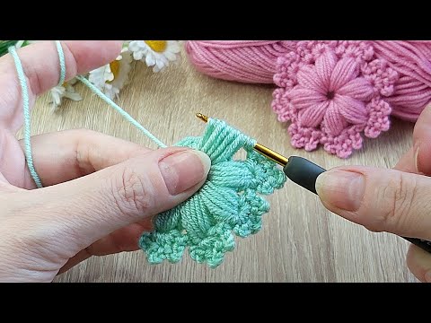 Crochet easy knitting motif making✅Crochet knitting patterns