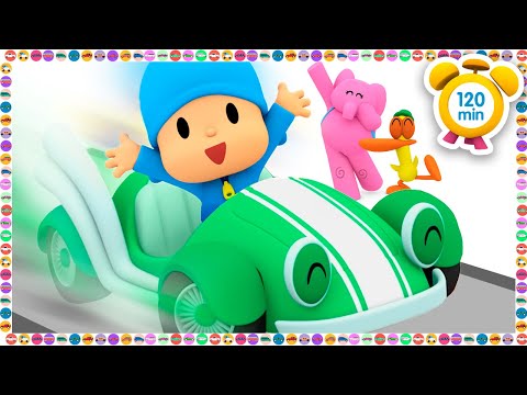 🚘 A Grande Corrida de Carros: Dirigindo Meu Auto [120 min] DESENHOS ANIMADOS para crian&ccedil;as do Pocoyo