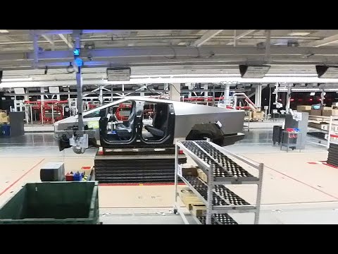 Giga Texas Cybertruck Production Line | Delivery Event Factory Tour | Greggertruck