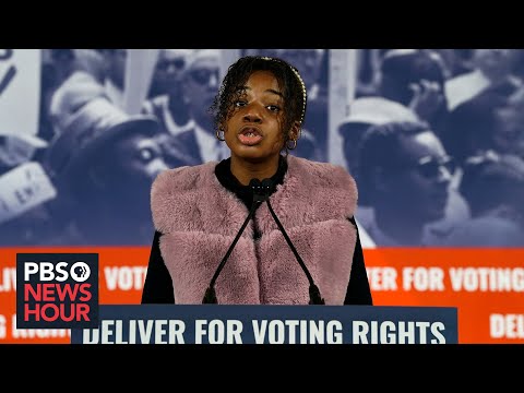 WATCH: Martin Luther King Jr.&rsquo;s granddaughter, Yolanda Renee King, urges action on voting rights