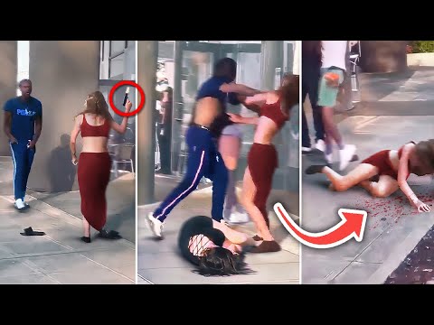 2 KARENS Get KNOCKED OUT After Assaulting the WRONG GUY!