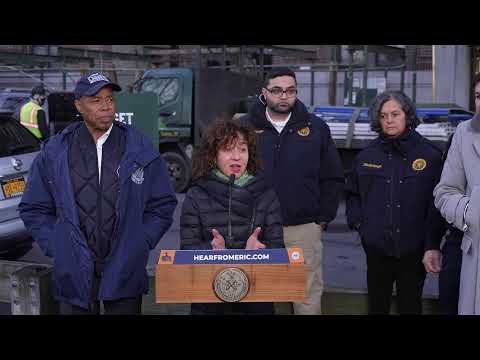 Mayor Eric Adams Delivers Remarks Celebrating Removal of City&rsquo;s Longest-Standing Construction Shed