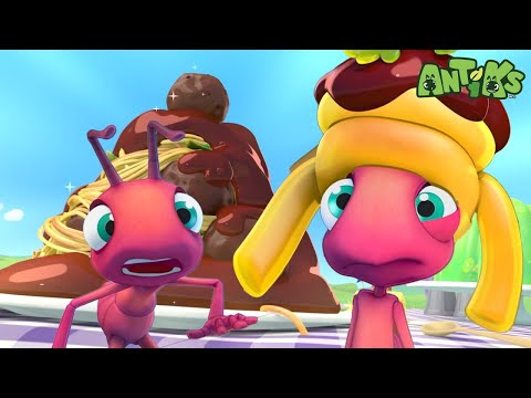 We Call It Spag-Hatt-i! 🍝 | 🐛 Antiks &amp; Insectibles 🐜 | Funny Cartoons for Kids | Moonbug