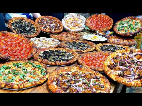 BEST 5 Hamburger Pizza The best Korean street food - Korean Street Food