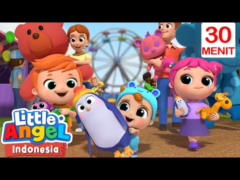 🎢Main di Pekan Raya!🎢 | Little Angel Bahasa Indonesia | Kartun Anak Spesial Natal🎄⭐