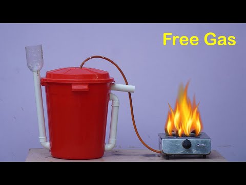 How to make free gas | Make your own Bio gas to save money on LPG