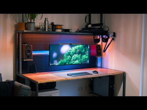 How to Build a Cable-Free Desk with Built-In Lights, USB, Outlets + More!