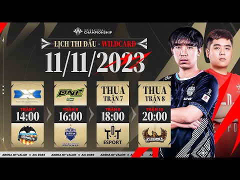 DCG vs VCF | ONE vs BRU | VCF vs TDT | BRU vs KG - V&amp;Ograve;NG TUYỂN CHỌN AIC 2023 | NG&amp;Agrave;Y 3 (11/11)