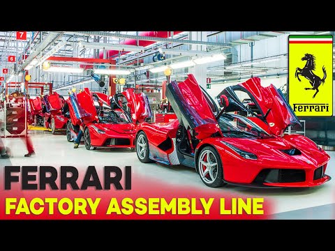 Ferrari Mega Factory! Assembly Line &amp; Production Process (Supercars Mega Factories)