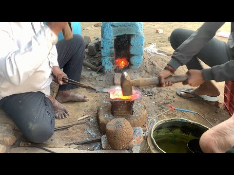 Making meat knife how to make meat cleaver chapad meat katne ke aujar kaise banate hai