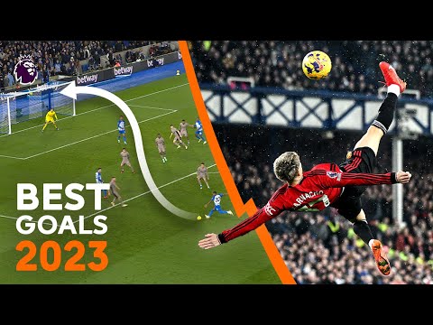 BEST Premier League Goals From 2023 Ft. Garnacho, Haaland &amp; Salah