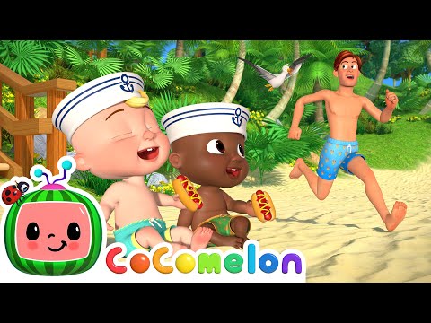 Playdate at the Beach Song | The Sailor Went to Sea | CoComelon Nursery Rhymes &amp; Kids Songs