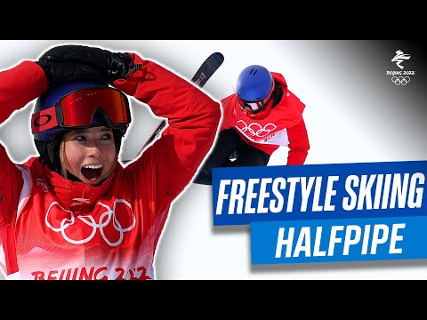 ⛷ Eileen Gu jumps to Freeski halfpipe gold at 