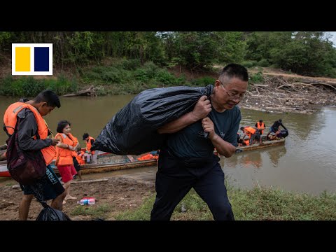 Chinese migrants cross US-Mexico border via risky route