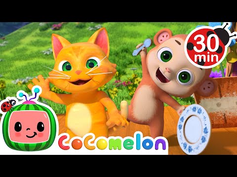 Hey Diddle Diddle | CoComelon fantasy Animal | Animal Cartoons &amp; Nursery Rhymes | Moonbug Kids