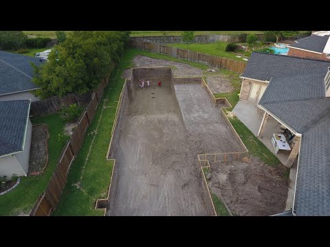 25 Meter (SCM) Backyard Lap Pool Construction Timelapse