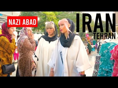 Iran Vlog, Tehran Walking Tour, South of Tehran, NaziAbad Neighborhood 2022.