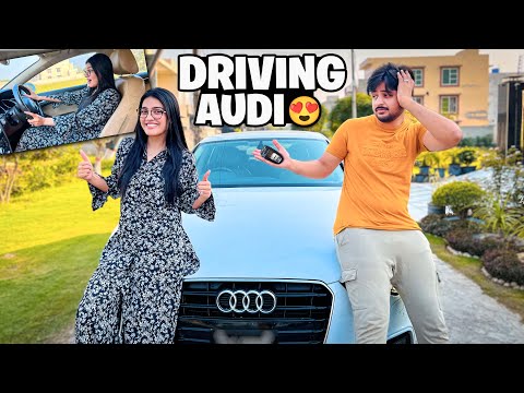 FIRST TIME AUDI CHALAI ? | Areeb Ki Halat Kharab ? | Accident Hoty Hoty Bacha ?