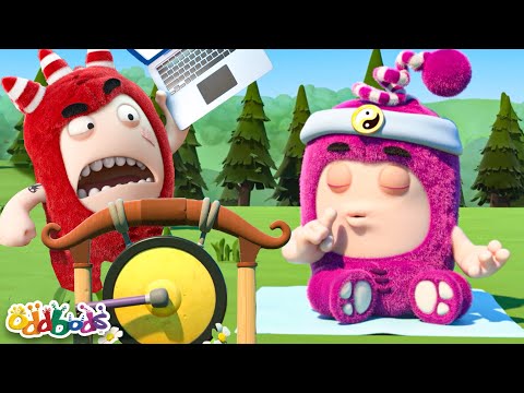 Guru Newt Teaches Fuse to Stay Calm ☯️ | BEST OF NEWT 💗 | ODDBODS | Funny Cartoons for Kids